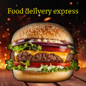 Food delivery express logo
